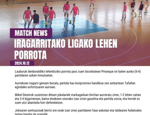 IRAGARRITAKO LIGAKO LEHEN PORROTA